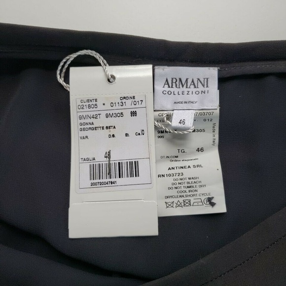 Armani Collezioni Maxi Skirt - Black - Picture 2 of 3